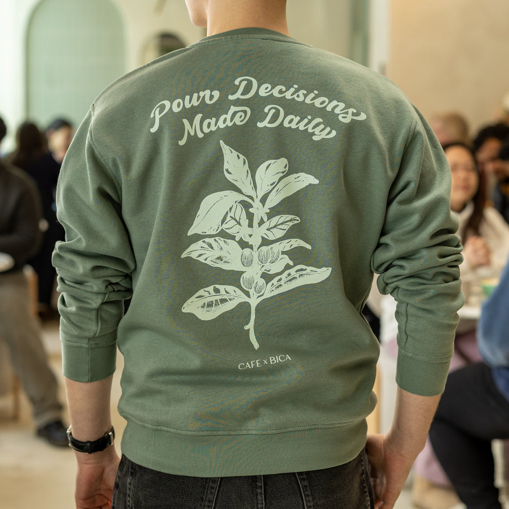 Crewneck – Green Coffee Branch Edition