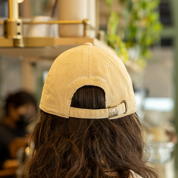 Corduroy Cap – Beige