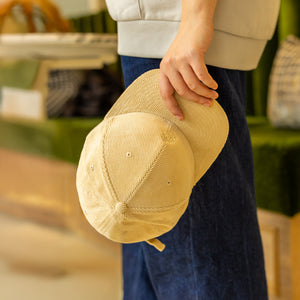 Corduroy Cap – Beige