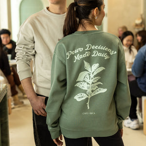 Crewneck – Green Coffee Branch Edition