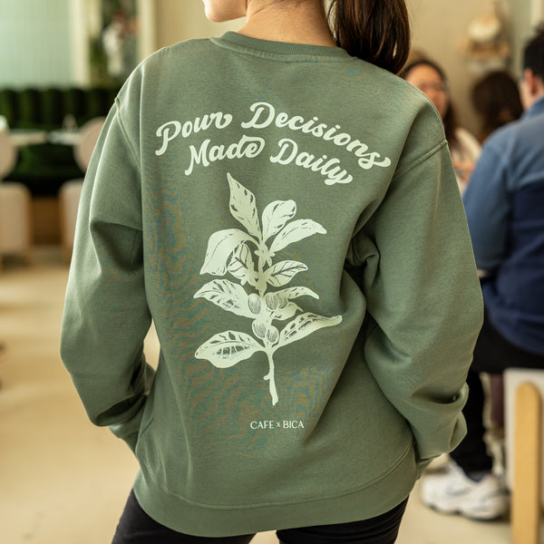 Crewneck – Green Coffee Branch Edition