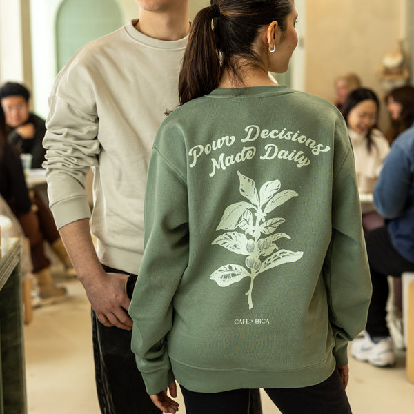 Crewneck – Green Coffee Branch Edition